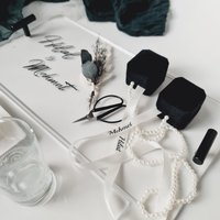 Verlobungs Tabletts Oder Set Aus Premium Acrylglas in Transparent Ringtablett Damat Kahvesi Söz Tepsisi Verlobungs Tabletts Oder Set Aus Premium Acrylglas in Transparent Ringtablett Damat Kahvesi Söz Tepsisi von INflavour