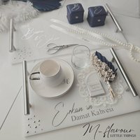 Verlobungs Tabletts Ringtablett Damat Kahvesi Tepsisi Söz Set in Silber Oder Gold Verlobungs Tabletts Ringtablett Damat Kahvesi Tepsisi Söz Set in Silber Oder Gold von INflavour