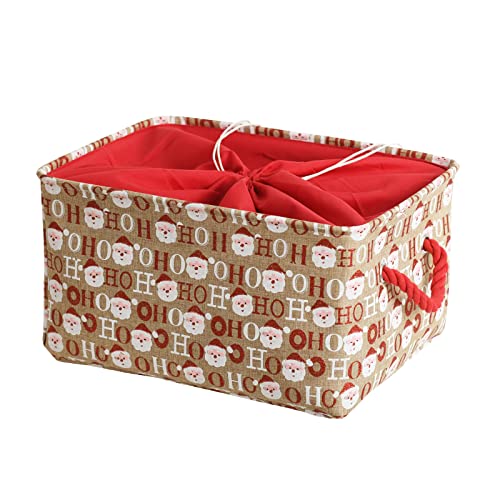 INough Weihnachtskörbe für Geschenke, faltbare Weihnachtsmann-Aufbewahrungskörbe mit Griffen, helle und festliche Geschenk-Aufbewahrungsbehälter für Weihnachten für Baby/Kinderzimmer/Kinderzimmer INough Weihnachtskörbe für Geschenke, faltbare Weihnachtsmann-Aufbewahrungskörbe mit Griffen, helle und festliche Geschenk-Aufbewahrungsbehälter für Weihnachten für Baby/Kinderzimmer/Kinderzimmer von INough