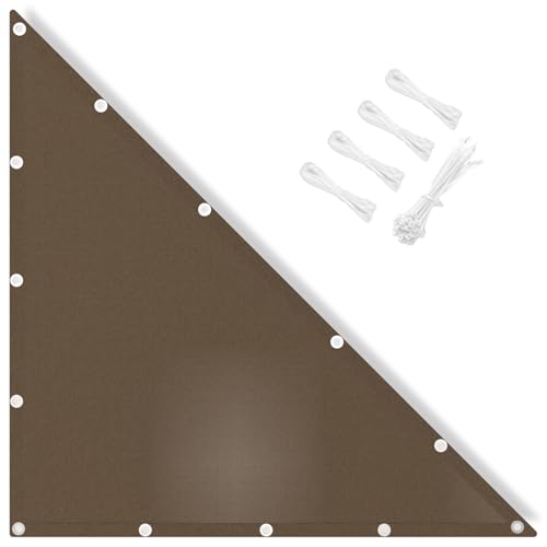 IOAOI Sonnensegel, wasserdicht, 2 x 3,5 x 4,03 m, rechtes Dreieck, 95 % UV-Block mit kostenlosem Seil, Sonnenschutzmarkise, Baldachin für Outdoor, Garten, Terrasse, Hof, Rasen, Pergola, Carport-Coffee IOAOI Sonnensegel, wasserdicht, 2 x 3,5 x 4,03 m, rechtes Dreieck, 95 % UV-Block mit kostenlosem Seil, Sonnenschutzmarkise, Baldachin für Outdoor, Garten, Terrasse, Hof, Rasen, Pergola, Carport-Coffee von IOAOI