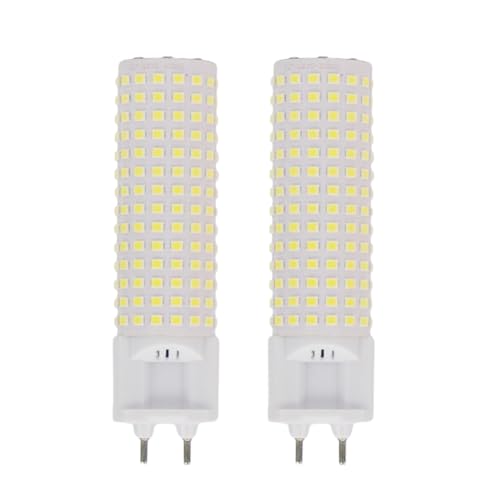 IOEDHW 2/10er-Pack G12-LED-Maisbirnen 20 W, 2835 SMD AC85–265 V, Nicht dimmbar, 2000 lm Kaltweiß 6500 K, energiesparende G12-LED-Glühbirne für Kronleuchter, Wandleuchte, Stehleuchte von IOEDHW