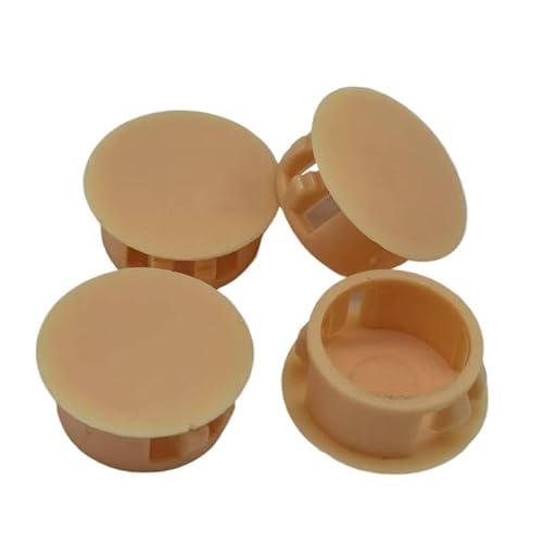 IOFIT Schnallen-Steckkopf-Nylon-Kunststoffloch-Rohrschraube (Color : Beige, Größe : 15mm) von IOFIT