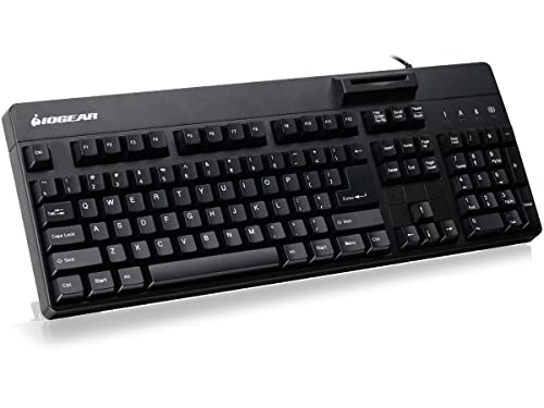 IOGEAR 104-Key Keyboard w/Built-in Common Access Card Reader, GKBSR202TAA IOGEAR 104-Key Keyboard w/Built-in Common Access Card Reader, GKBSR202TAA von IOGEAR