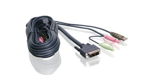 IOGEAR DVI KVM Cable dual link 1,8 m. DVI-I, G2L7D02UI von IOGEAR
