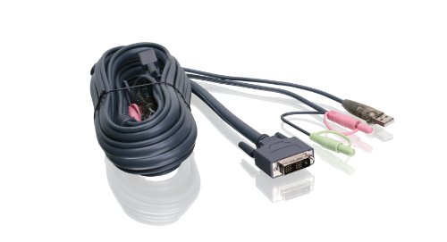 IOGEAR DVI KVM Cable dual link 3 m. DVI-I, G2L7D03UI (DVI-I for GCS1212TAA /1214TAA/1782G/1204G/GCS1108) von IOGEAR