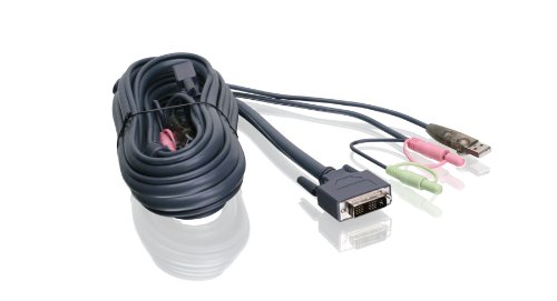 IOGEAR DVI KVM Cable dual link 3 m. DVI-I, G2L7D03UI von IOGEAR