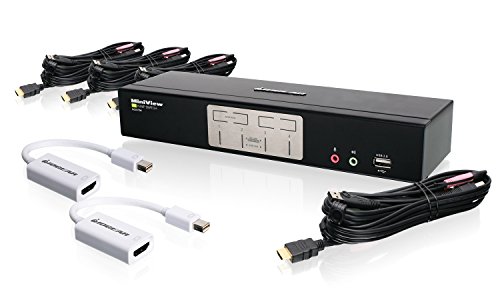 IOGEAR HDMI-KVMP-Schalter mit 4 Anschlüssen von IOGEAR