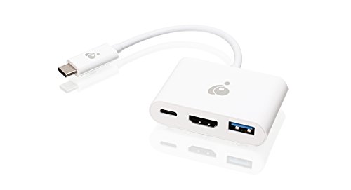 IOGEAR USB-C auf 1 zu 3 Adapter - 1 HDMI-Ausgang - 1 USB-A-Ausgang - 1 USB-C - Power Delivery 100W - 4K @ 30Hz - MacBook Pro - iMac - Chromebook - Weitere USB 3.0 Typ-C-Geräte - GUC3C3H IOGEAR USB-C auf 1 zu 3 Adapter - 1 HDMI-Ausgang - 1 USB-A-Ausgang - 1 USB-C - Power Delivery 100W - 4K @ 30Hz - MacBook Pro - iMac - Chromebook - Weitere USB 3.0 Typ-C-Geräte - GUC3C3H von IOGEAR