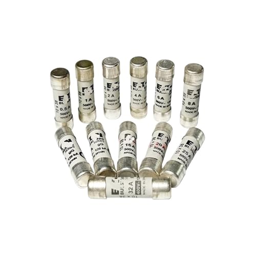 10PCS Sicherung C10G0,5 C10G1 C10G2 C10G4 C10G6 C10G8 C10G10 C10G12 C10G16 C10G20 C10G25 C10G32 0,5A-32A 10 * 38mm(C10G8 8A) von IOGKDUQC