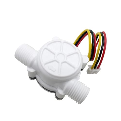 IOGKDUQC 1/2" 3/4" 1" 2" DC 5-18V Wasserdurchflusssensor Durchflussmesser Durchflusssensor Wassersteuerung Flüssigkeitssensorschalter(0.5 Inch) von IOGKDUQC
