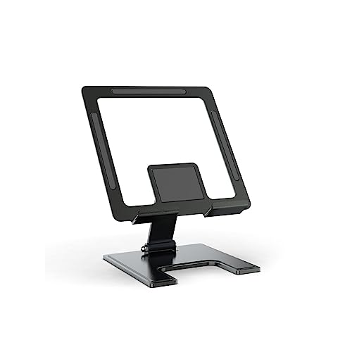 IOIUSKKU Ergonomie Tablet Unterstützung Telefonhalter Desktop Klappständer Verstellbare Metall Lazy Anti Rutsch Halterung Home Schlafzimmer, Schwarz IOIUSKKU Ergonomie Tablet Unterstützung Telefonhalter Desktop Klappständer Verstellbare Metall Lazy Anti Rutsch Halterung Home Schlafzimmer, Schwarz von IOIUSKKU