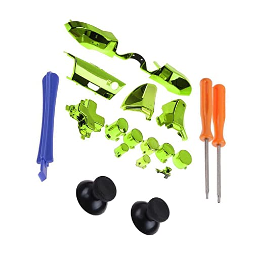 IOIUSKKU Game Controller Bumper Trigger Button Kit LB RB LT RT Gamepad Schraubendreher Hebeln DIY Reparatur Professionelle Wartung Ersatz, Grün IOIUSKKU Game Controller Bumper Trigger Button Kit LB RB LT RT Gamepad Schraubendreher Hebeln DIY Reparatur Professionelle Wartung Ersatz, Grün von IOIUSKKU