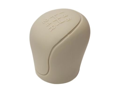 IONZS Auto Schaltknauf Abdeckung Schaltknäufe für Maserati Levante 2016-2024(The left ear is smaller),Schaltknäufeüberzug Schaltknaufschutz Gang Schaltkopf Abdeckung,ABeige von IONZS