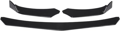 IONZS Stoßfängerlippe für Audi A1 A3 A4 A5 A6 A7 A8 B6 B7 B8 B9 C6 C7 C8 D3 D4 D5 D6,FrontstoßStange lippe Unterbauspoiler Frontschürze,Vorne Unten Stoßstangen Protector,A/Black von IONZS
