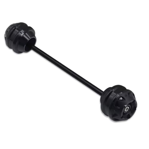 IORQWEW Sturzpads Für CB1000R 2018 2019 2020 2021 2022 2023 2024 Motorrad Modifizierte Teile Motorrad Zubehör Vorderrad Gabel Slider Achse Crash Protector Kappe(Black) von IORQWEW