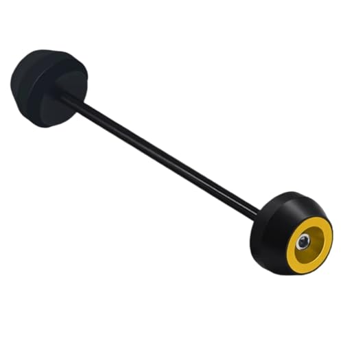 IORQWEW Sturzpads Für F750GS 2019 2020 2021 2022 2023 2024 Motorrad Modifizierte Teile Zubehör Vorne Hinten Rad Achse Gabel Crash Sliders Falling Protector Pad(Yellow,Rear) von IORQWEW
