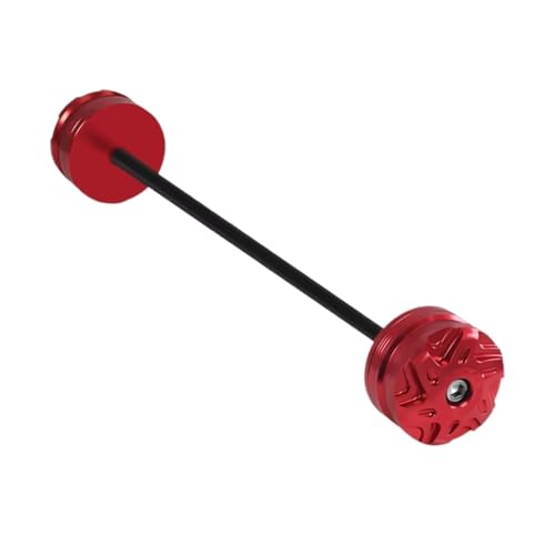 IORQWEW Sturzpads Für S1000XR 2015 2016 2017 2018 2019 2020 2021 2022 Motorrad Vorne Hinterachse Gabel Crash Sliders Rad Fallen Protector Pad Motorrad Teile(Red,Rear) von IORQWEW