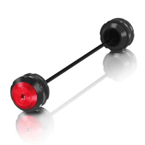 Sturzpads Für CBR650R 2014 2015 2016 2017 2018 2019 2020 2021 2022 2023 2024 Vordere Hinterachse Sliders Gabel Crash Rad Fallen Protector Zubehör(Red,Front) von IORQWEW