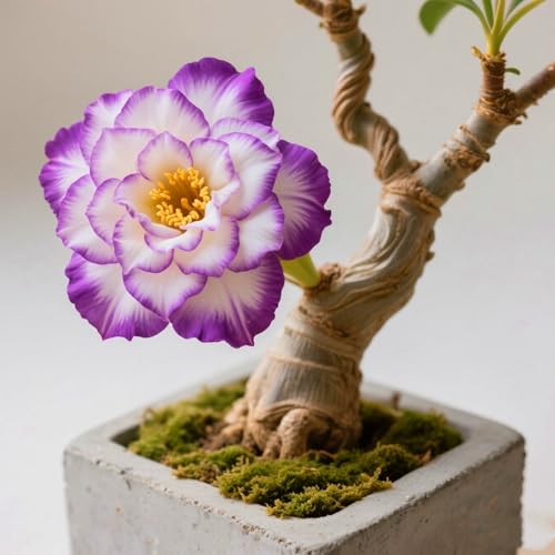 Wüstenrosen zum Anpflanzen/gedeiht in Töpfen-Mehrjährig winterhart,Herbstpflanzung für Frühlingsschönheit(Wüstenrosenzwiebeln)-3 Rhizome-D von IOUPLIUKDF