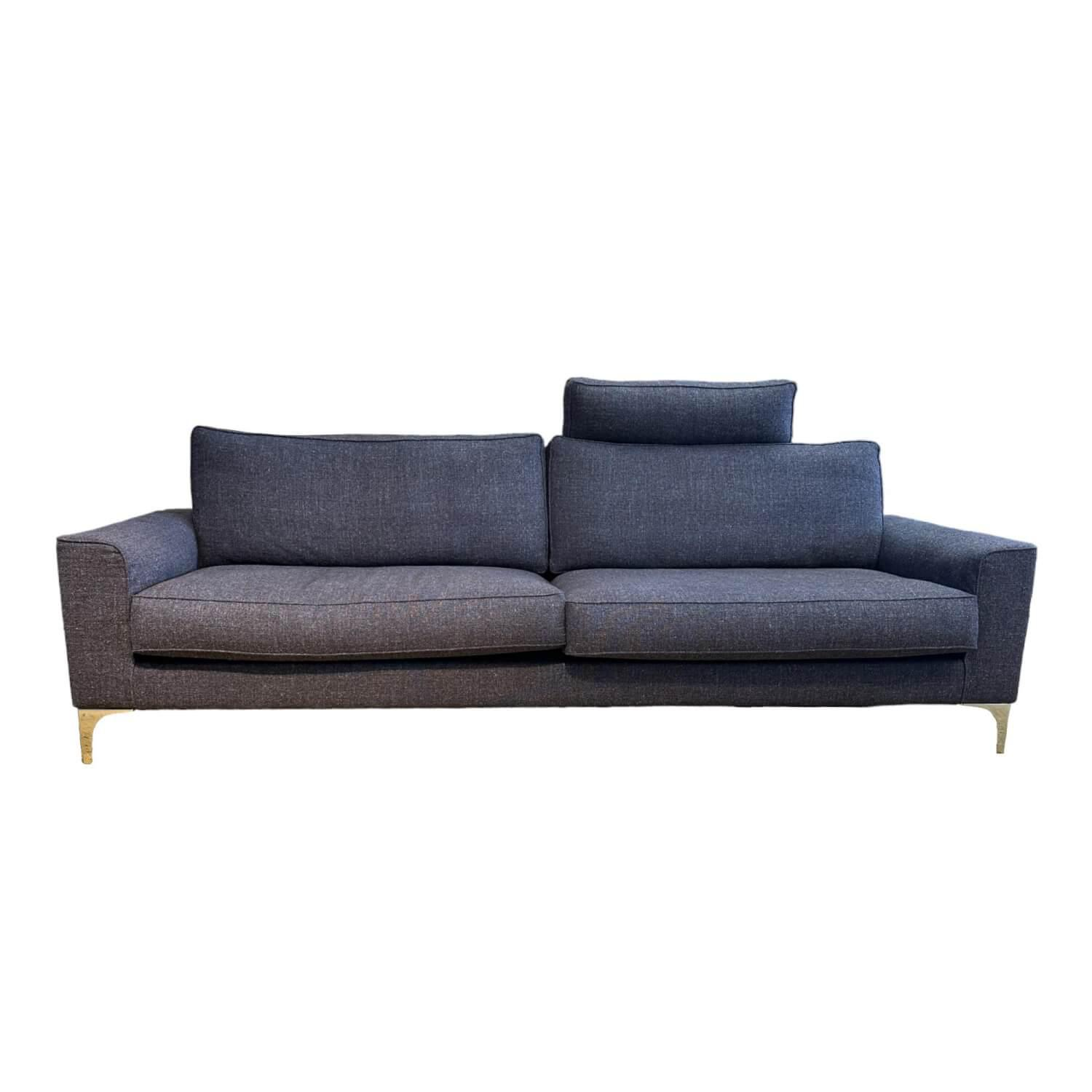 Sofa Jon Edwards Bodenfrei Bezug Stoff Spring Ip1764-454 Grau Füße Metall von IP Design