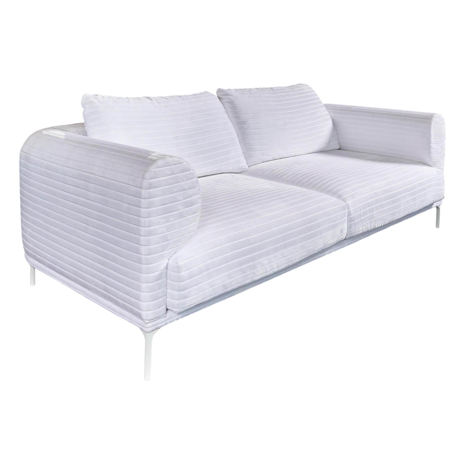 Sofa Loop 2/75 Stoff Glory IP1791-171 Weiß Gestell Weiß von IP Design