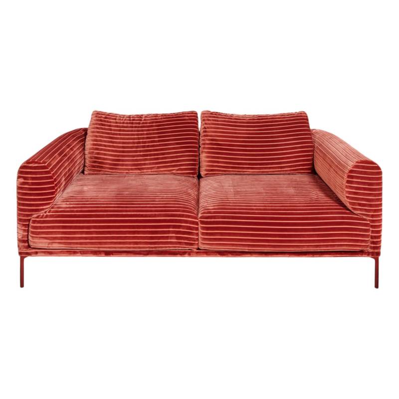Sofa Loop 2/75 Stoff Glory IP1791-262 Rot Füße Rot von IP Design