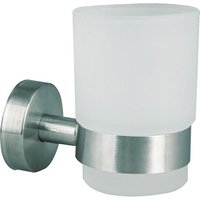 Becher AXIAL Glas satiniert, Edelstahl matt Becher AXIAL Glas satiniert, Edelstahl matt von IP SOLUTIONS