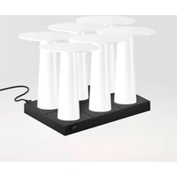 IP44.DE 6er Set Lix Mini LED Akkuleuchte inkl. Multi-Kontaktladestation pearl white (weiß) von IP44.DE