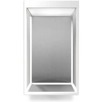IP44.DE Gic LED Außenwandleuchte, pure white Cover: Edelstahl gebürstet von IP44.DE