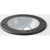 IP44.DE In A LED Bodeneinbauleuchte Edelstahl schwarz galvanisiert, Glas: getönt von IP44.DE
