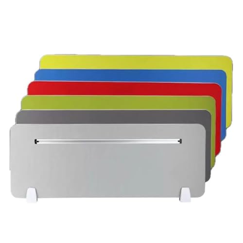 IPAGSEFWE Desktop-Trennwand, Klemmbare Schreibtisch-Trennwand, Sichtschutz, Akustik, Mehrfarbig, 60–120 x 30 cm(Blue,120X30CM) von IPAGSEFWE