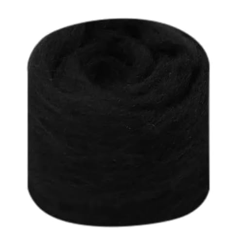 IPAGSEFWE Kardierte Wolle zum Filzen, Nadelfilzwolle Roving 10g 50g 100g Multicolor for DIY Handwerk(39,10g) von IPAGSEFWE