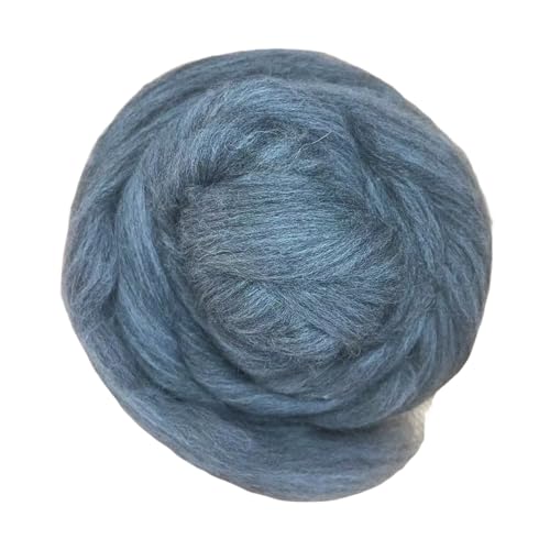 IPAGSEFWE Kardierte Wolle zum Filzen, Nadelfilzwolle Roving 10g 50g 100g Multicolor for DIY Handwerk(Mixed Color 2,10g) von IPAGSEFWE