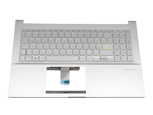 Asus 90NB0LX1-R31GE0 Original Tastatur inkl. Topcase DE (deutsch) Silber/Silber mit Backlight für VivoBook 15 X521FL, X521FA, S15 S533FA von IPC-Computer