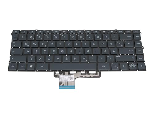 HP Spectre x360 13-aw0000 Original Tastatur DE (deutsch) schwarz mit Backlight von IPC-Computer