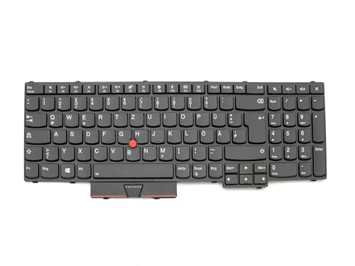 IPC-Computer Lenovo 01HW212 Original Tastatur DE (deutsch) schwarz/schwarz matt mit Backlight und Mouse-Stick für ThinkPad P51 (20HH/20HJ), ThinkPad P51 (20MM) von IPC-Computer