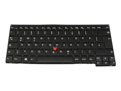 IPC-Computer Lenovo 0C02227 Original Tastatur DE (deutsch) schwarz/schwarz matt mit Mouse-Stick von IPC-Computer