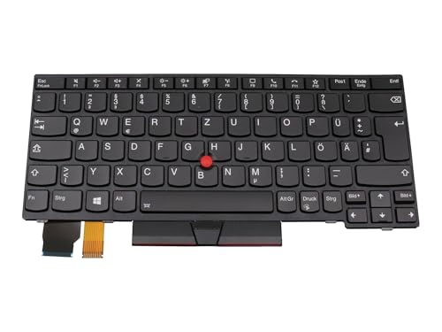 IPC-Computer Lenovo 102-17F16LHF01C Original Tastatur DE (deutsch) schwarz/schwarz mit Backlight und Mouse-Stick von IPC-Computer