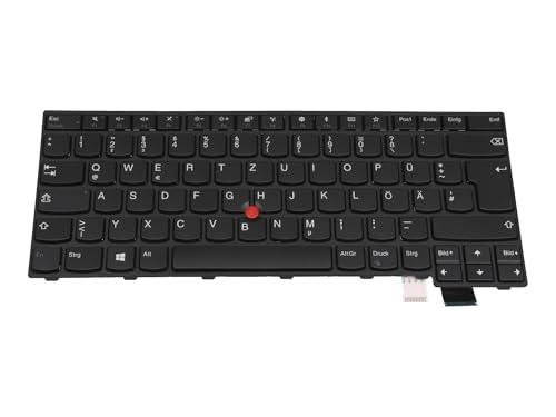 IPC-Computer Lenovo AEPS9G00010 Original Tastatur DE (deutsch) schwarz/schwarz matt mit Mouse-Stick von IPC-Computer