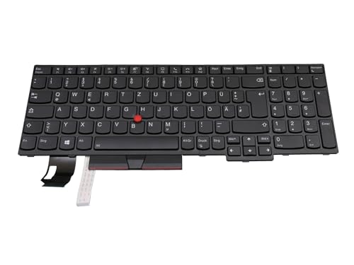 IPC-Computer Lenovo SN20V79065 Original Tastatur DE (deutsch) schwarz/schwarz mit Backlight und Mouse-Stick für ThinkPad T15 Gen 2, ThinkPad T15 Gen. 1 von IPC-Computer