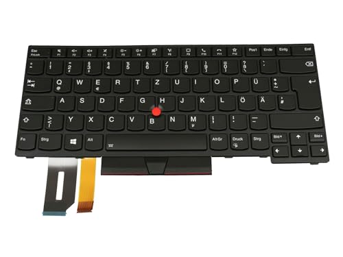 IPC-Computer Lenovo ThinkPad T14 Gen 2 (20W0/20W1) Original Tastatur DE (deutsch) schwarz mit Backlight und Mouse-Stick von IPC-Computer