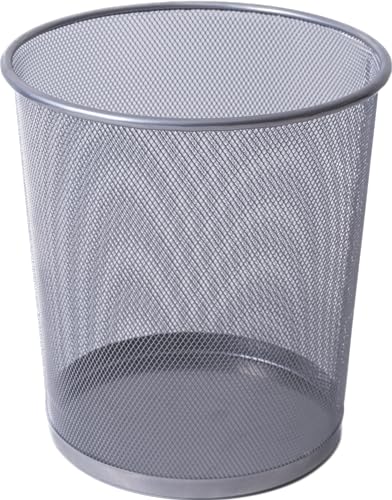 IPEA Papierkorb aus Metallgitter – 26 x 23 cm – Abfalleimer für Recyclingpapier, geeignet für Büro, Zuhause, Zimmer, Schule – Aus Metall – Mülleimer für Schreibtisch, Tisch, Möbel von IPEA