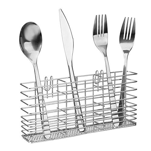 iPEGTOP Besteck-Halter Besteck-Organizer mit Haken – Besteck-Aufbewahrungslösung für Küche Geschirr-Abtropfgestell Abtropfgestell Rostfrei von IPEGTOP