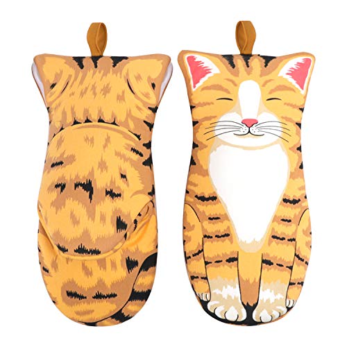 1 Paar Backhandschuhe bis zu 250 °C Hitzebeständige Ofenhandschuhe Baumwolle Grillenhandschuhe BBQ Topfhandschuhe Topflappen Küchenhandschuhe Kochhandschuhe Katze Motiv Küche Kochen Backen Grillen 1 Paar Backhandschuhe bis zu 250 °C Hitzebeständige Ofenhandschuhe Baumwolle Grillenhandschuhe BBQ Topfhandschuhe Topflappen Küchenhandschuhe Kochhandschuhe Katze Motiv Küche Kochen Backen Grillen von IPENNY
