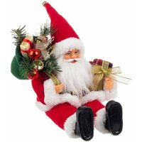8x Traditioneller sitzender Weihnachtsmann von IPERBRIKO