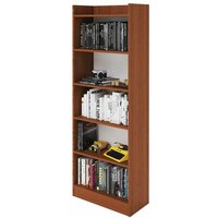 Antikes Bücherregal aus Walnussholz aus Melaminholz 6 Regale H180x64x29 cm von IPERBRIKO