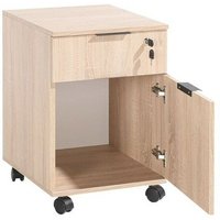 Bürokommode mit Rollen Farbe Sonoma 41x41xh.61 cm von IPERBRIKO