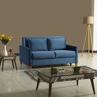 Blaue Schlafcouch 164x111x90 h cm von IPERBRIKO
