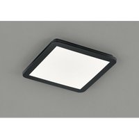 Camillus Square Deckenleuchte Led Dimmbar Schwarz IP44 30x30 cm Trio Lighting von IPERBRIKO