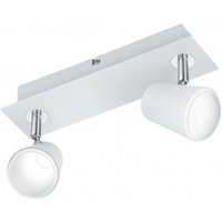 Decken- und Wandleuchte 2 verstellbare Strahler Narcos White Trio Lighting von IPERBRIKO